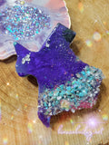 Matching Drusy Texas Magnet & Coaster Set