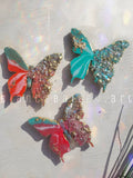 4" Druzy Butterfly Magnet